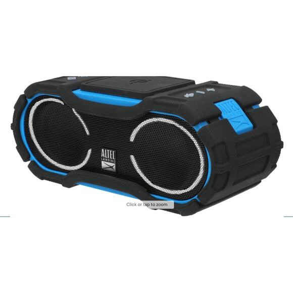 Altec Lansing BoomJacket Jolt Portable Bluetooth Speaker& Wireless Charging  pad - Picture 1 of 2
